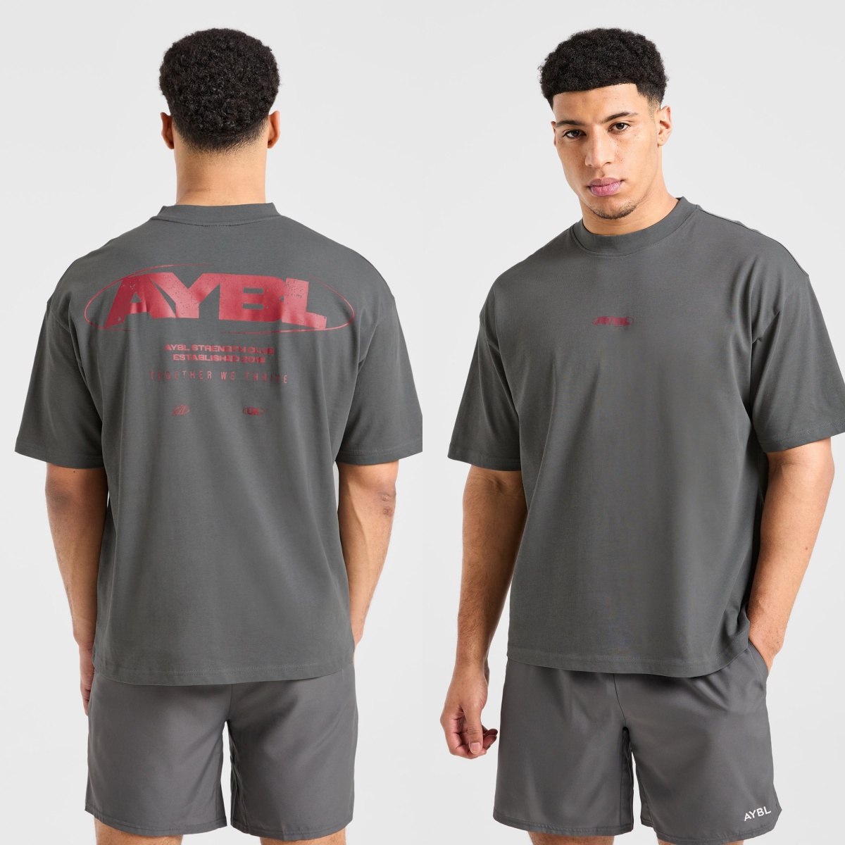 Streetwear Brand Red - T-shirt de marque Red Logo Strength