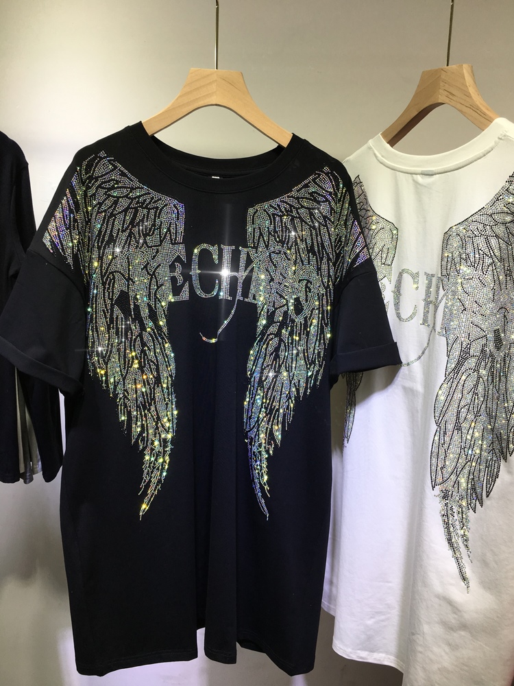 Streetwear Brand Tees - L-4XL surdimensionné biscuits ange ailes Harley