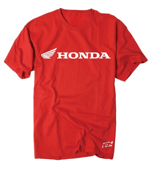 Streetwear Clothing Brand Logo - Honda hommes T-Shirt coton à manches