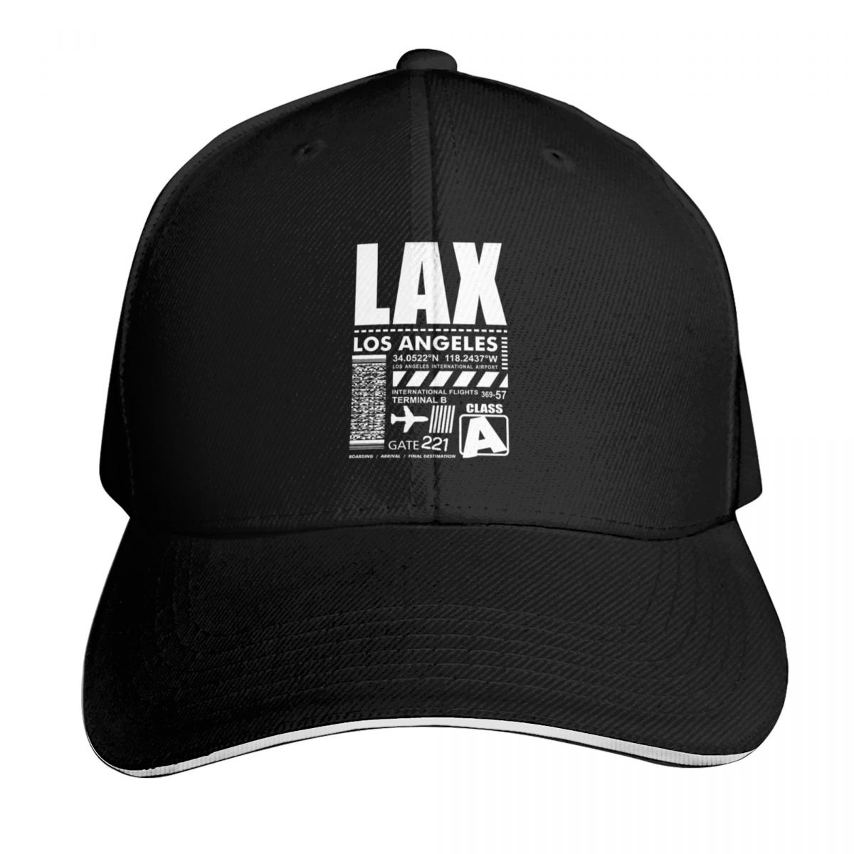 Streetwear Brand Los Angeles - Casquette de baseball LAX (aéroport international