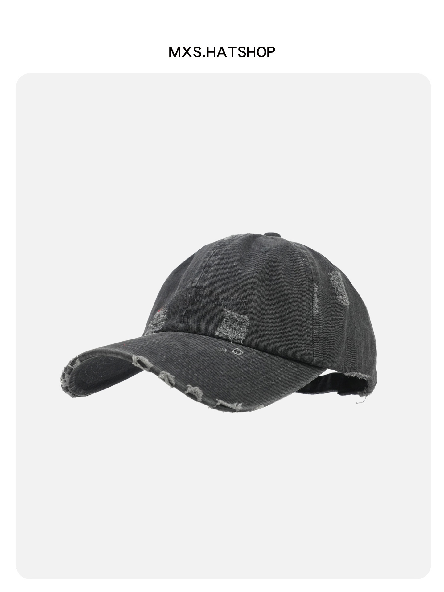 Streetwear Brand Red - Casquette de baseball rétro délavée, style
