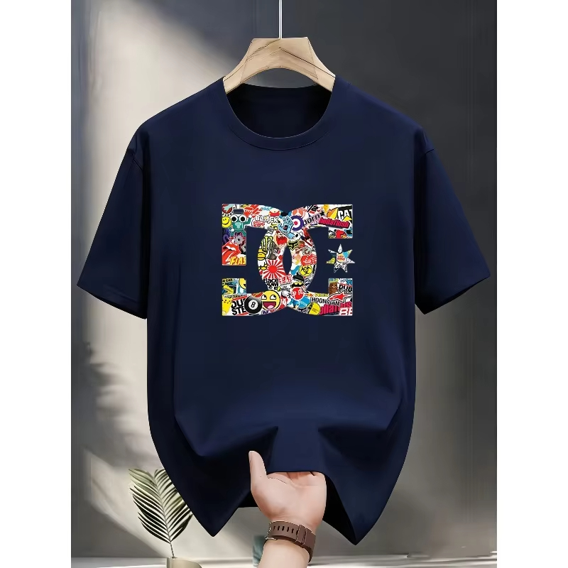 Streetwear High End Brand - T-shirt Oversize Imprimé de Marque de