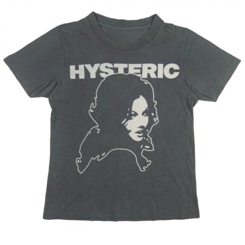 Streetwear Brand Graphics - T-shirt vintage avec portrait de fille,