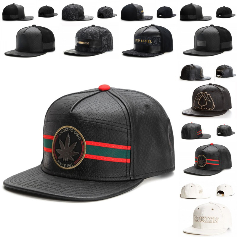 Streetwear Brand Beanie - Casquette en cuir de marque Fashio