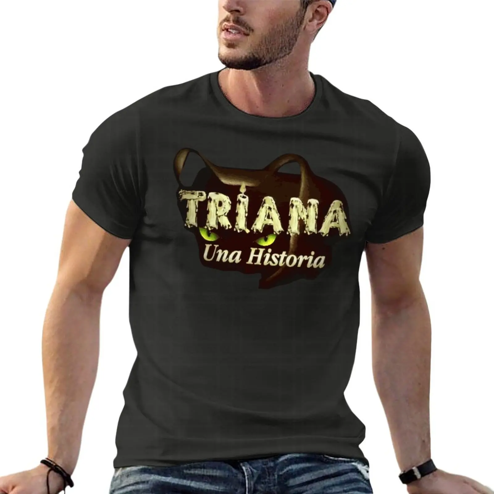 Streetwear Brand Tees - Triana Una Historia-T-Shirt Surdimensionné pour Homme,