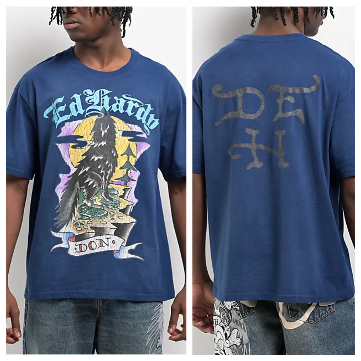 T-shirt en coton avec motif gr - Streetwear Brand Graphics avis et prix