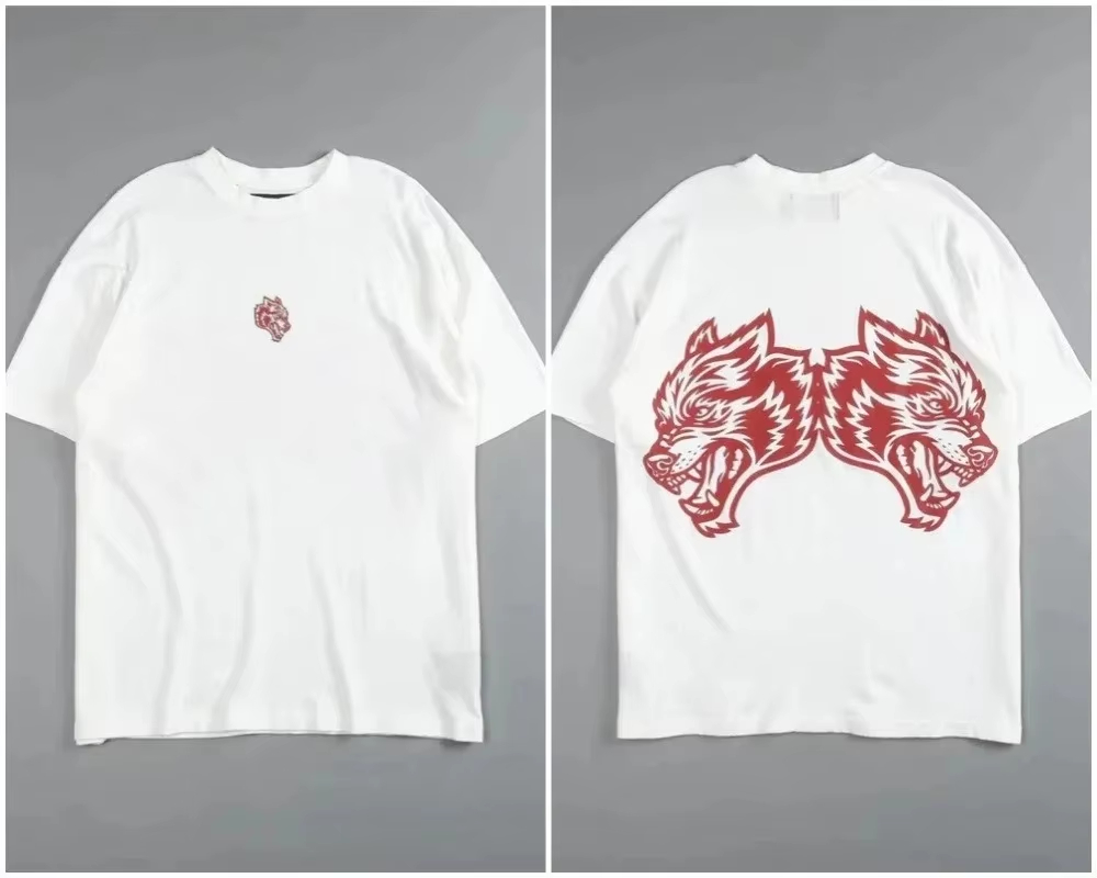T-shirt rétro tête de loup noi - Streetwear High End Brand avis et prix