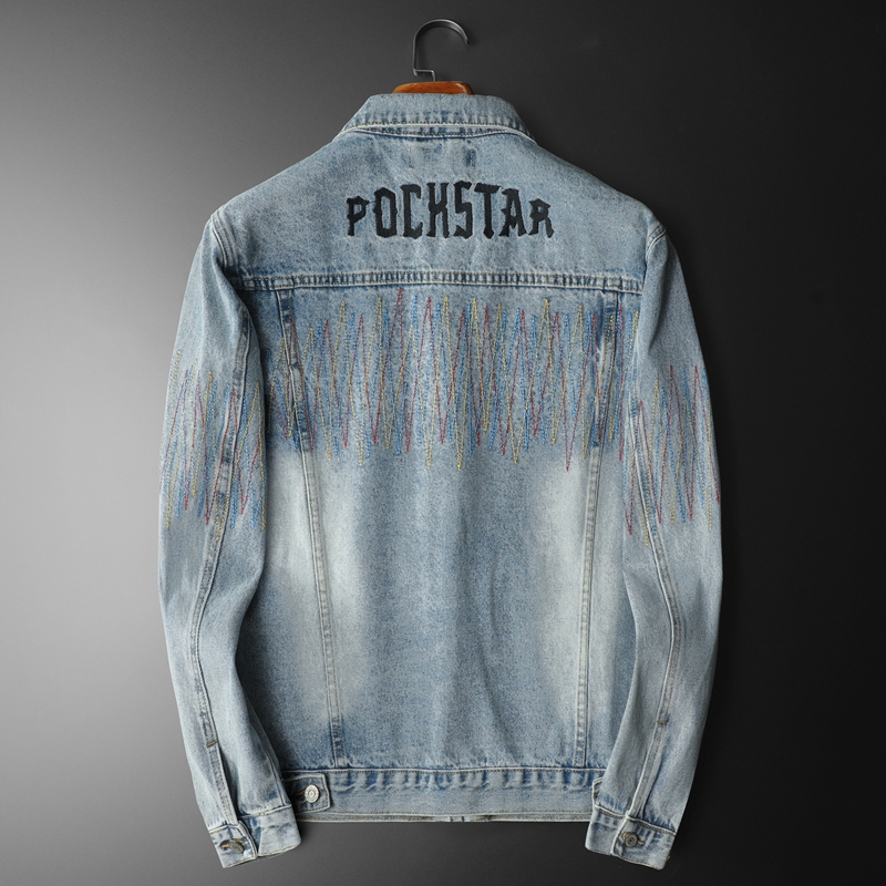 Veste en jean délavée vintage  - Streetwear High End Brand avis et prix